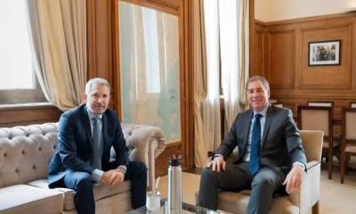 Frigerio se reunió con Santilli por el Presupuesto 2027 y obras clave para Entre Ríos