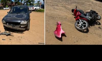 Un menor que circulaba en una moto choca contra un colectivo, intenta darse a la fuga y colisiona nuevamente a un automóvil